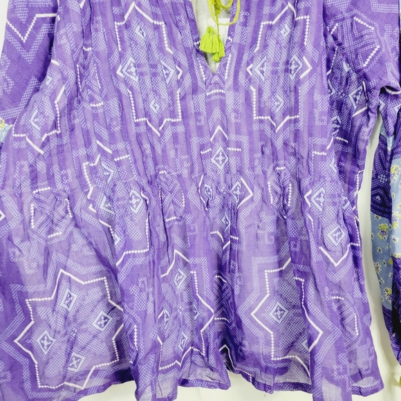🆕️ D'ascoli Zyphire purple blouse - Picture 4 of 9